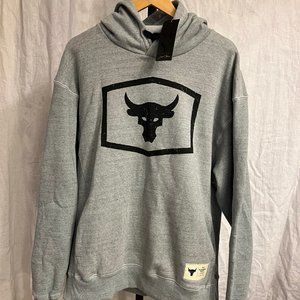 Under Armour Project The Rock Heavyweight Terry Hoodie - Grey - 1370462 -